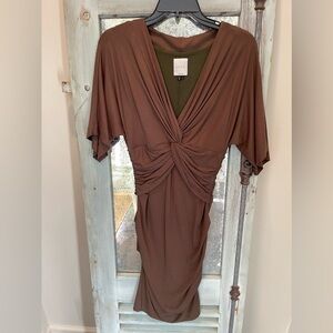 Nicole Miller Brown Dress
